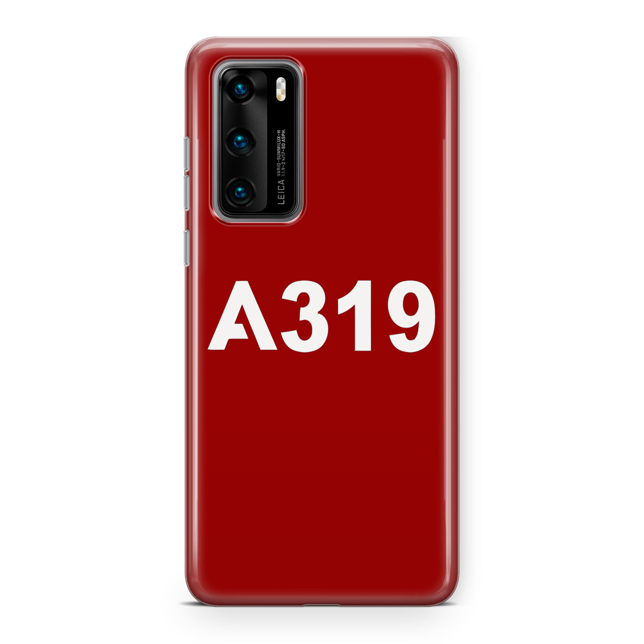 A319 Flat Text Designed Huawei Cases