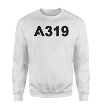 Thumbnail for A319 Flat Text Designed Sweatshirts