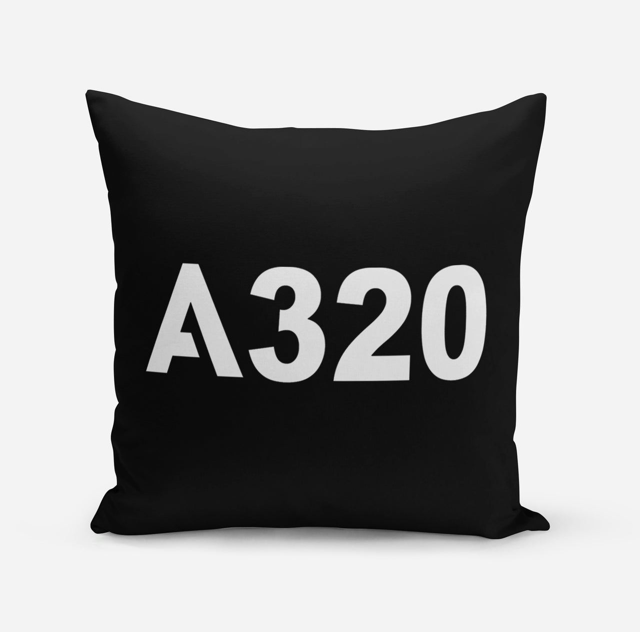 A320 Flat Text Designed Pillows