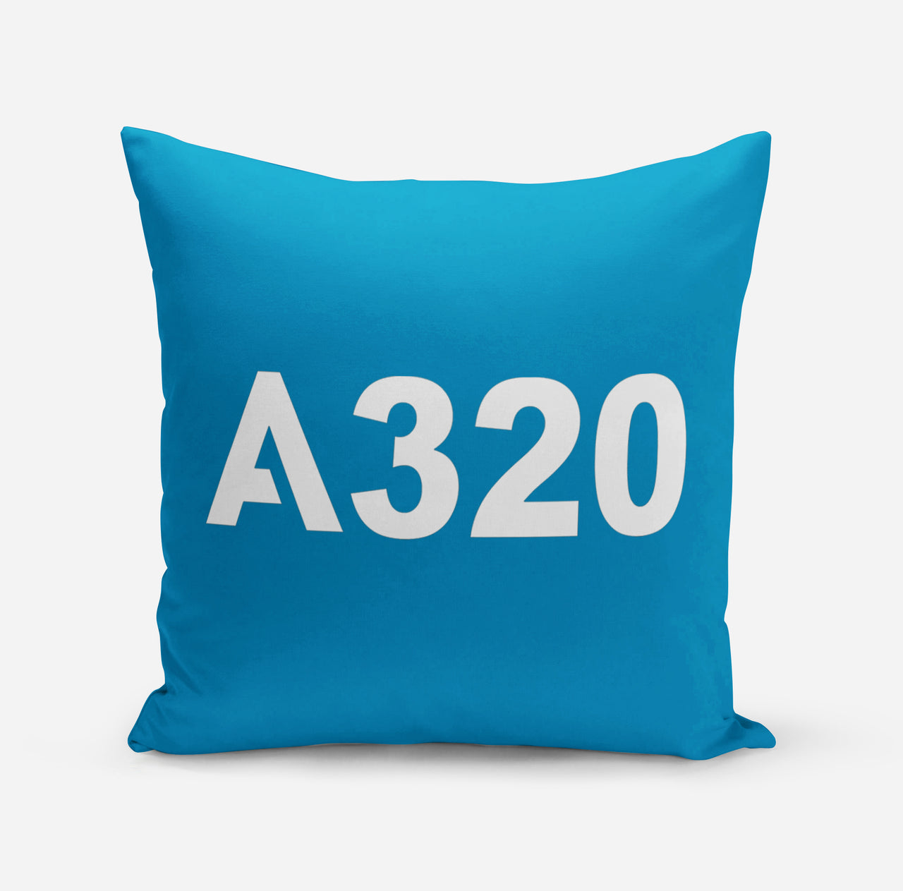 A320 Flat Text Designed Pillows