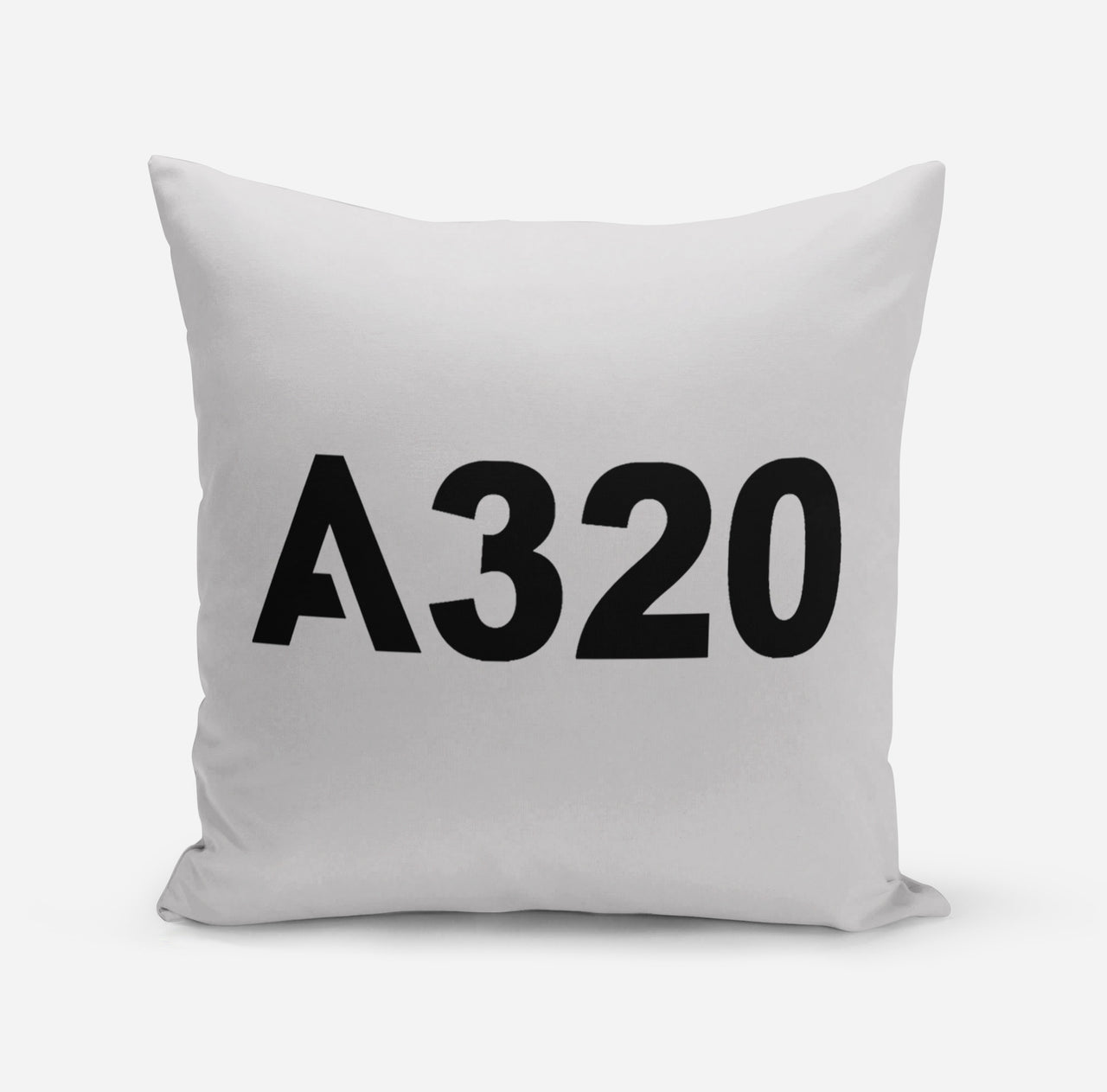 A320 Flat Text Designed Pillows