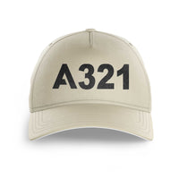 Thumbnail for A321 Flat Text Printed Hats