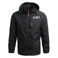 Thumbnail for A321 Flat Text Designed Thin Stylish Jackets