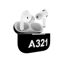 Thumbnail for A321 Flat Text Designed AirPods  Cases