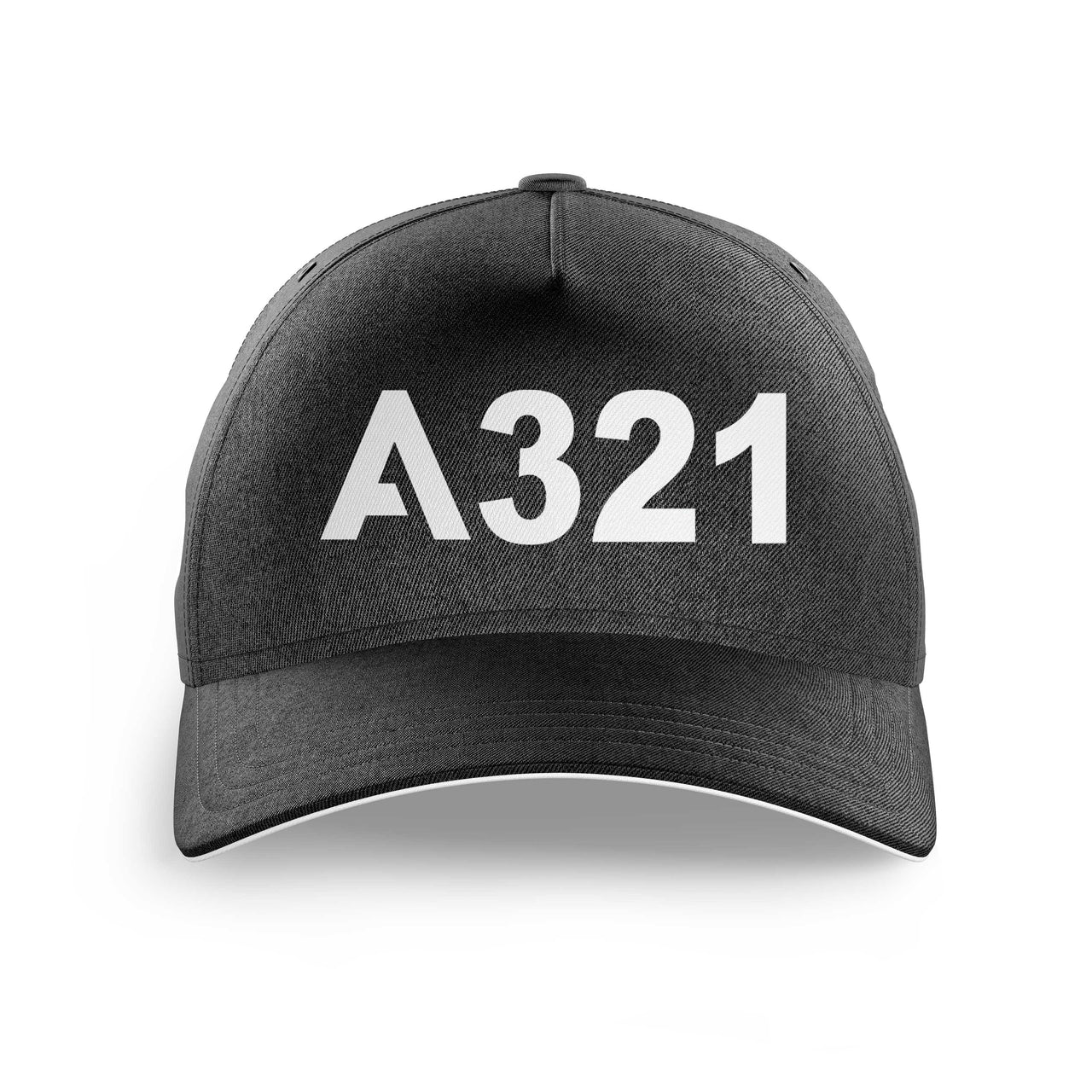 A321 Flat Text Printed Hats