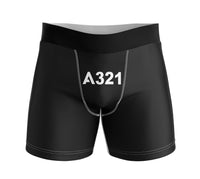 Thumbnail for A321 Flat Text Designed Men Boxers