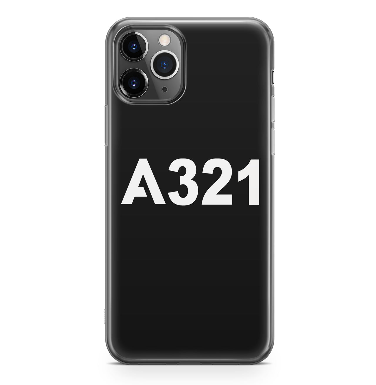 A321 Flat Text Designed iPhone Cases