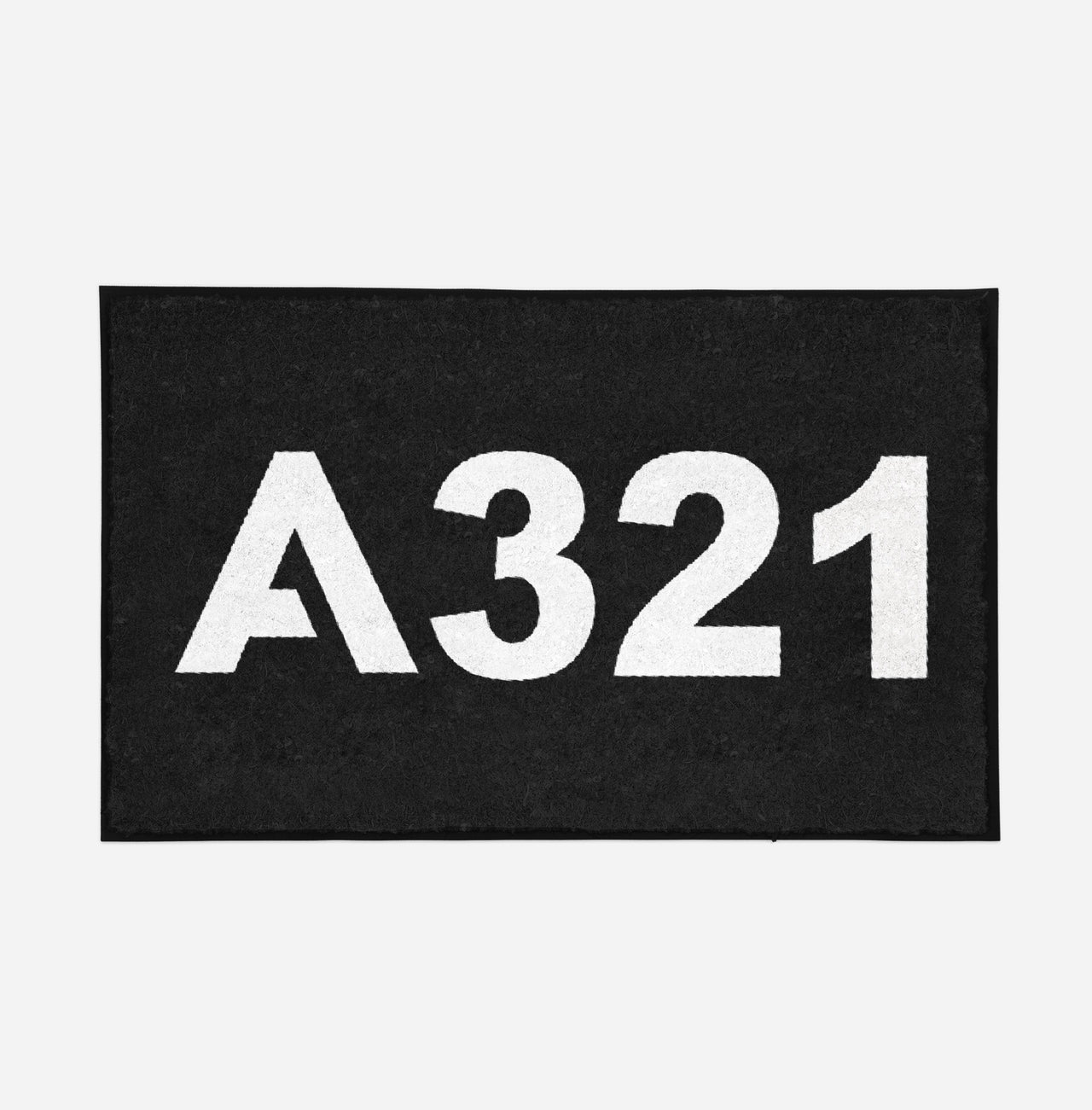 A321 Flat Text Designed Door Mats