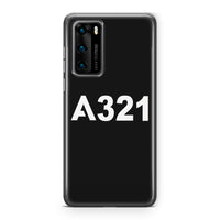 Thumbnail for A321 Flat Text Designed Huawei Cases