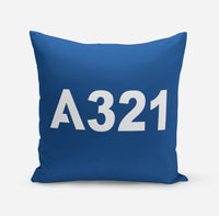 Thumbnail for A321 Flat Text Designed Pillows