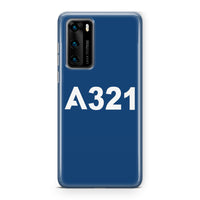 Thumbnail for A321 Flat Text Designed Huawei Cases