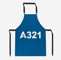 Thumbnail for A321 Flat Text Designed Kitchen Aprons