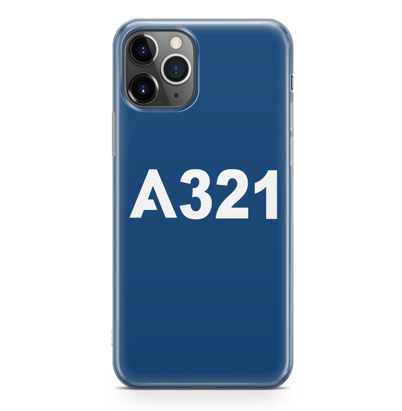 A321 Flat Text Designed iPhone Cases