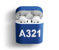 Thumbnail for A321 Flat Text Designed AirPods  Cases