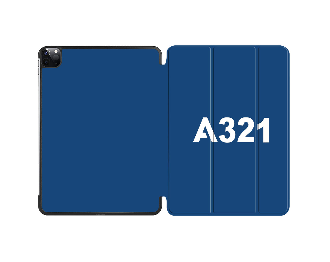 A321 Flat Text Designed iPad Cases