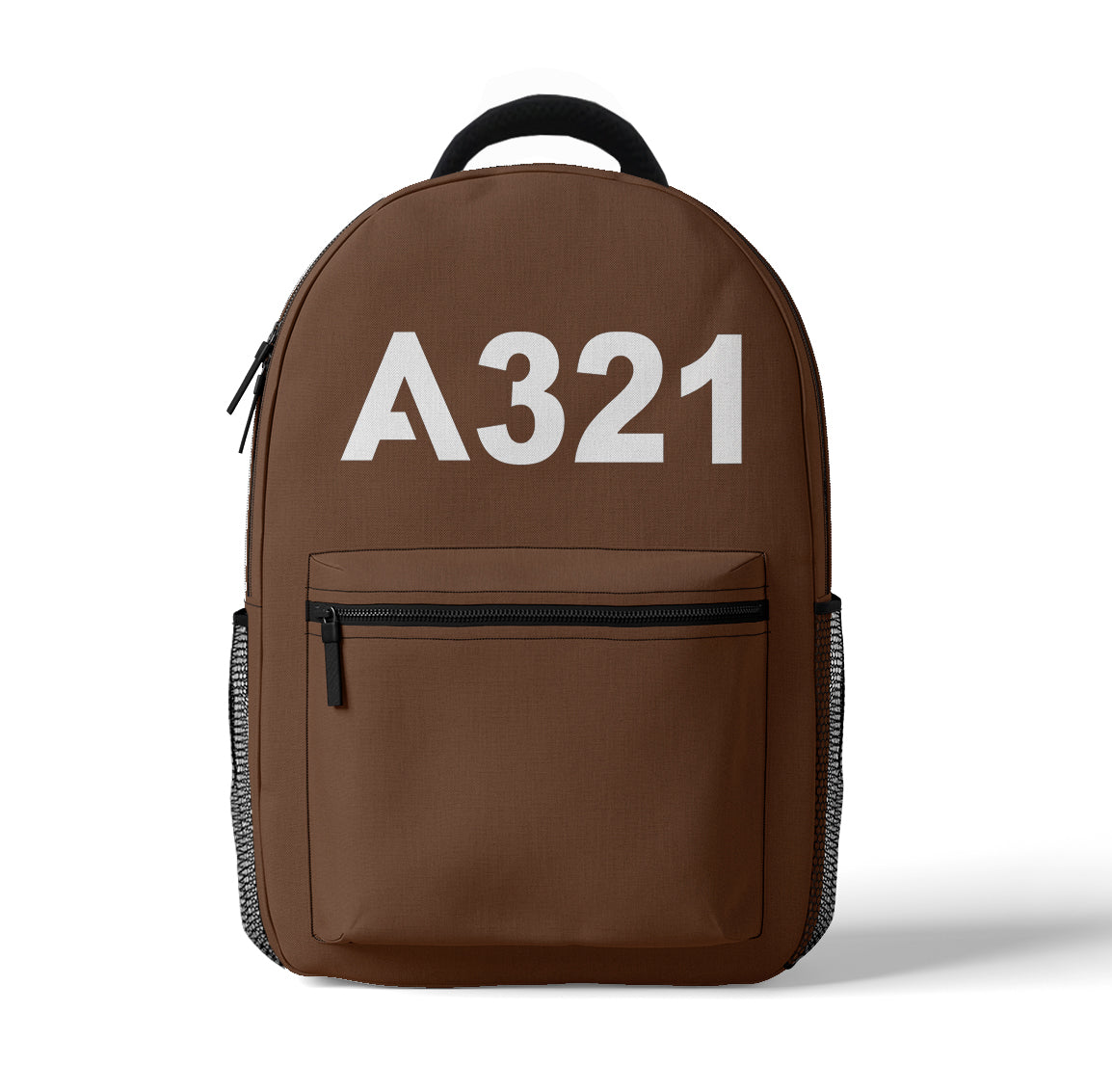 A321 Flat Text Designed 3D Backpacks