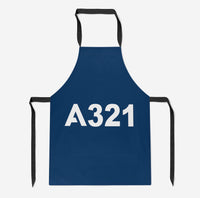 Thumbnail for A321 Flat Text Designed Kitchen Aprons