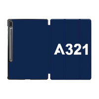 Thumbnail for A321 Flat Text Designed Samsung Tablet Cases