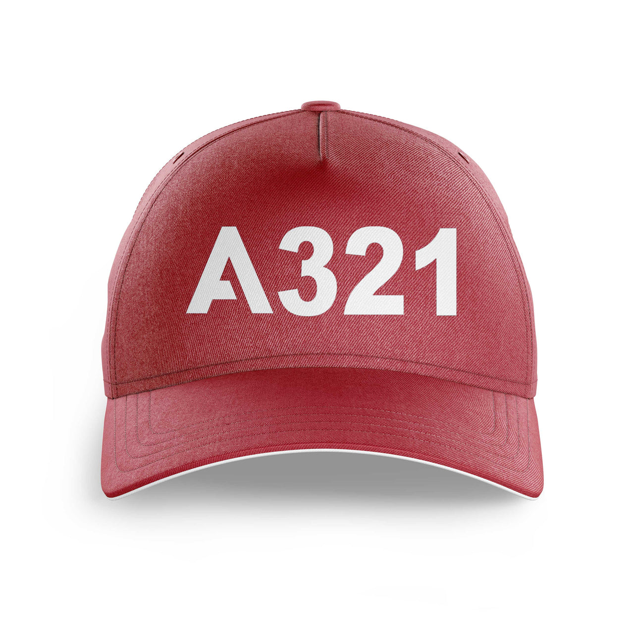 A321 Flat Text Printed Hats