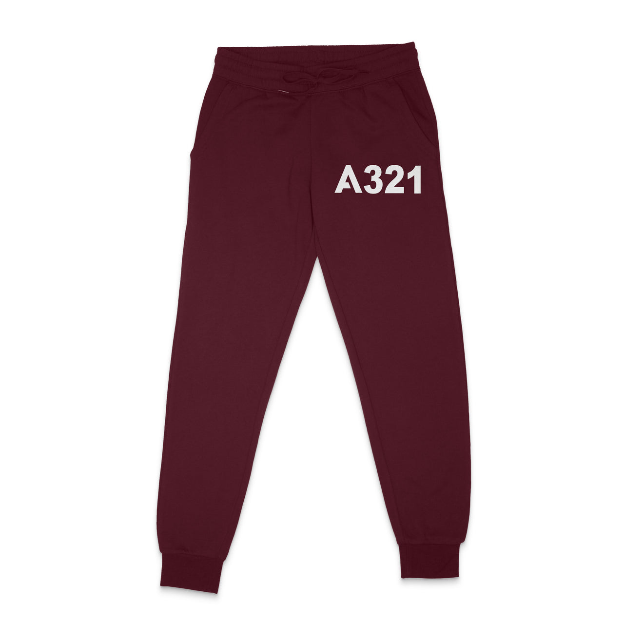 A321 Flat Text Designed Sweatpants