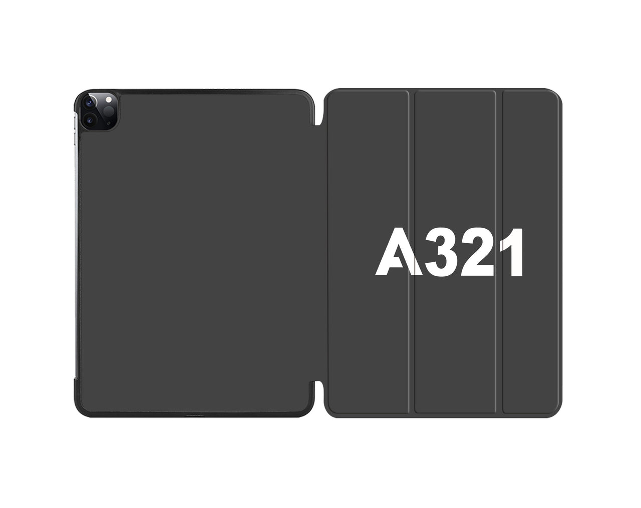 A321 Flat Text Designed iPad Cases