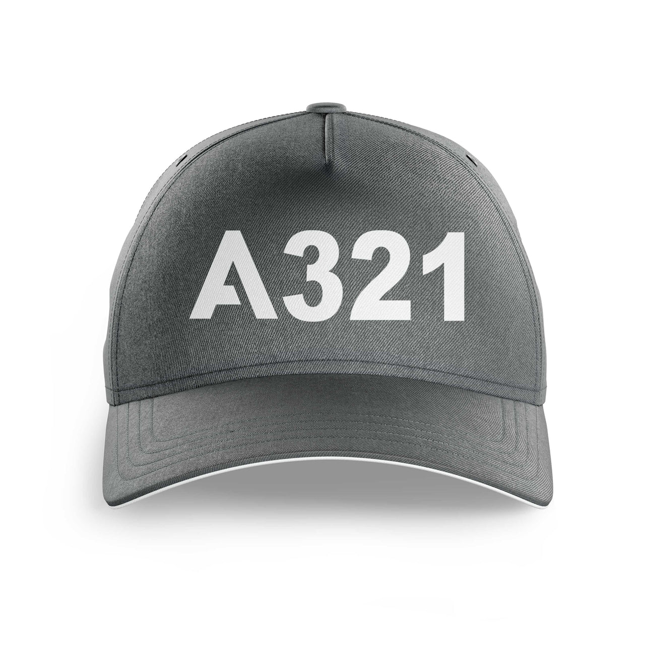 A321 Flat Text Printed Hats