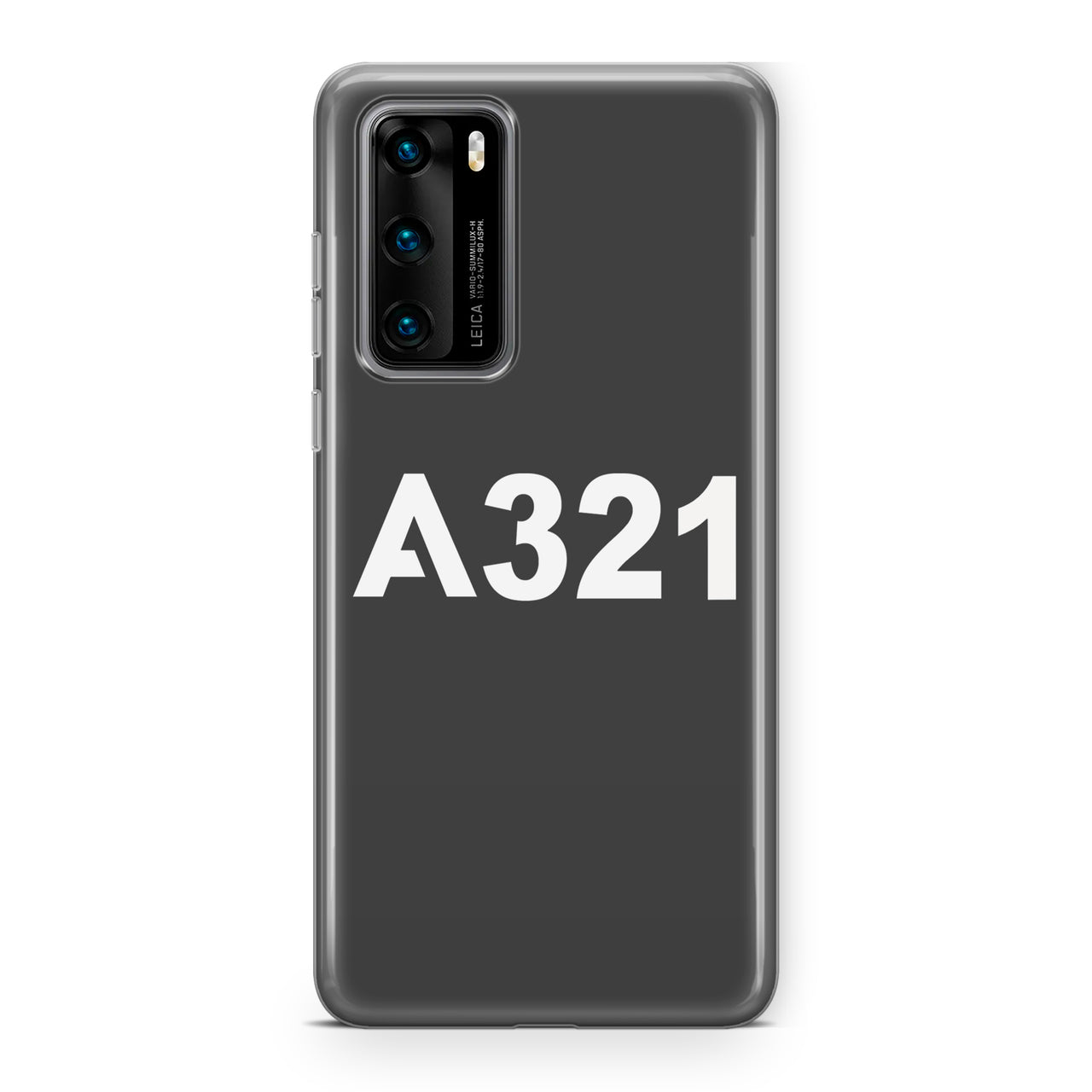 A321 Flat Text Designed Huawei Cases