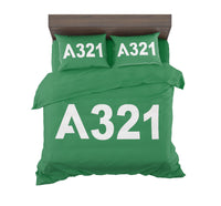 Thumbnail for A321 Flat Text Designed Bedding Sets