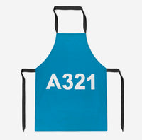 Thumbnail for A321 Flat Text Designed Kitchen Aprons