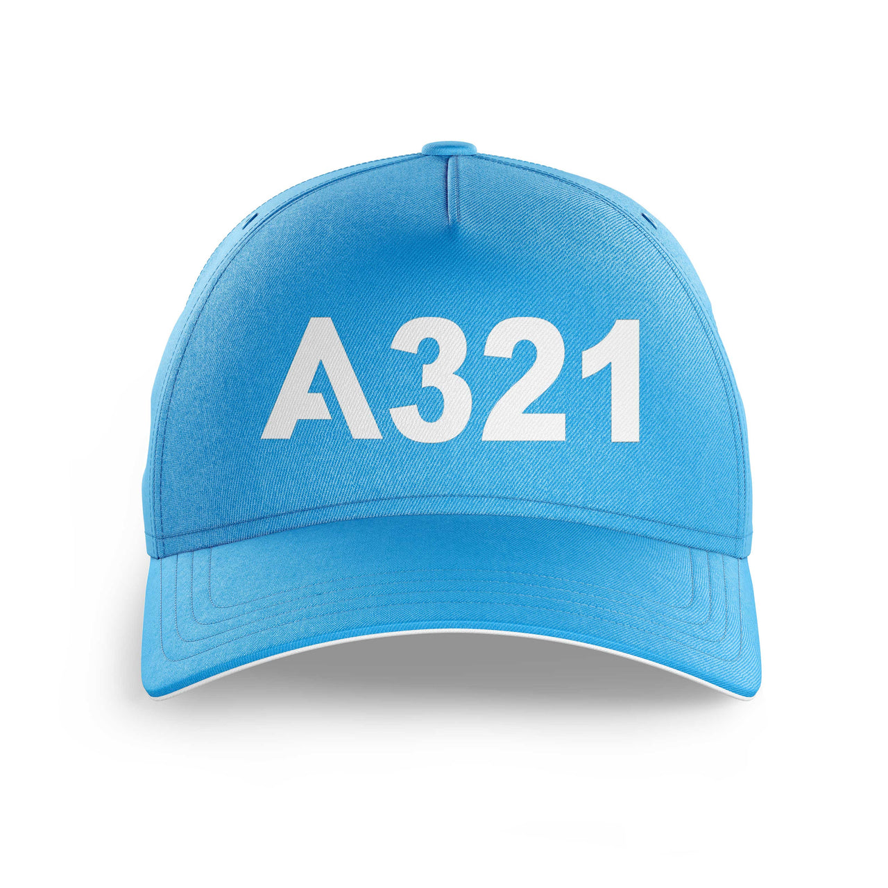 A321 Flat Text Printed Hats