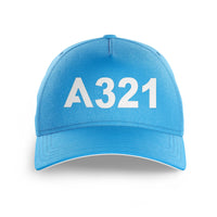 Thumbnail for A321 Flat Text Printed Hats