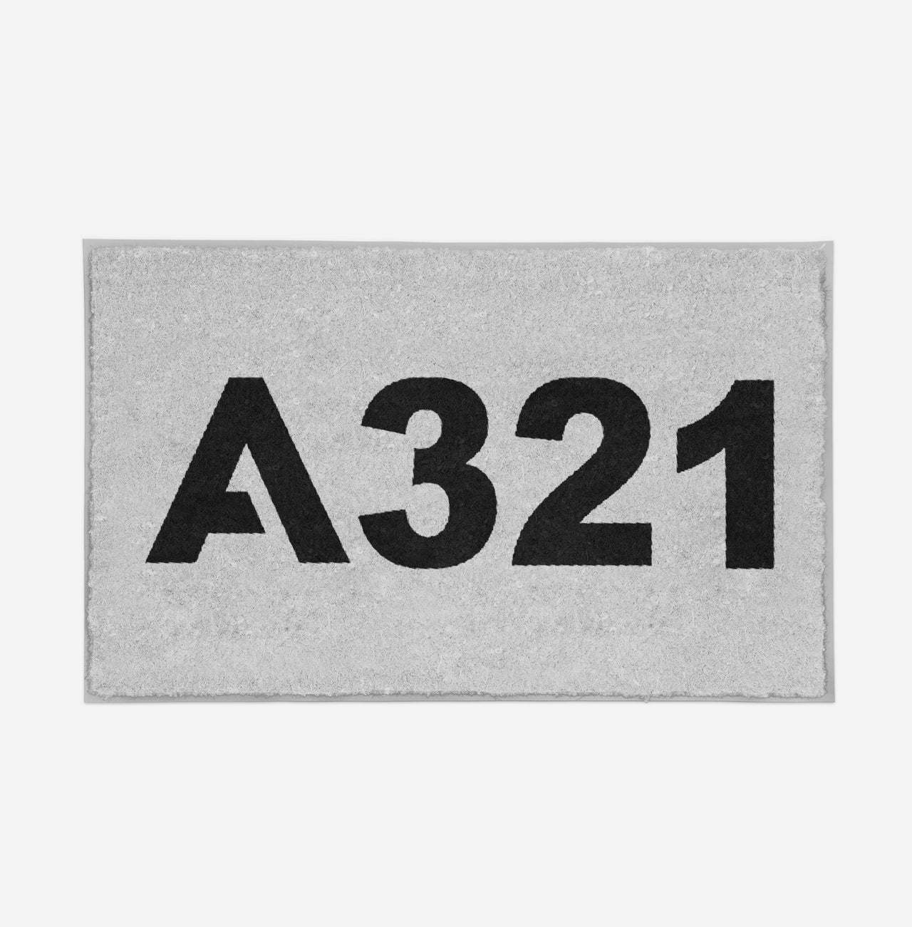 A321 Flat Text Designed Door Mats