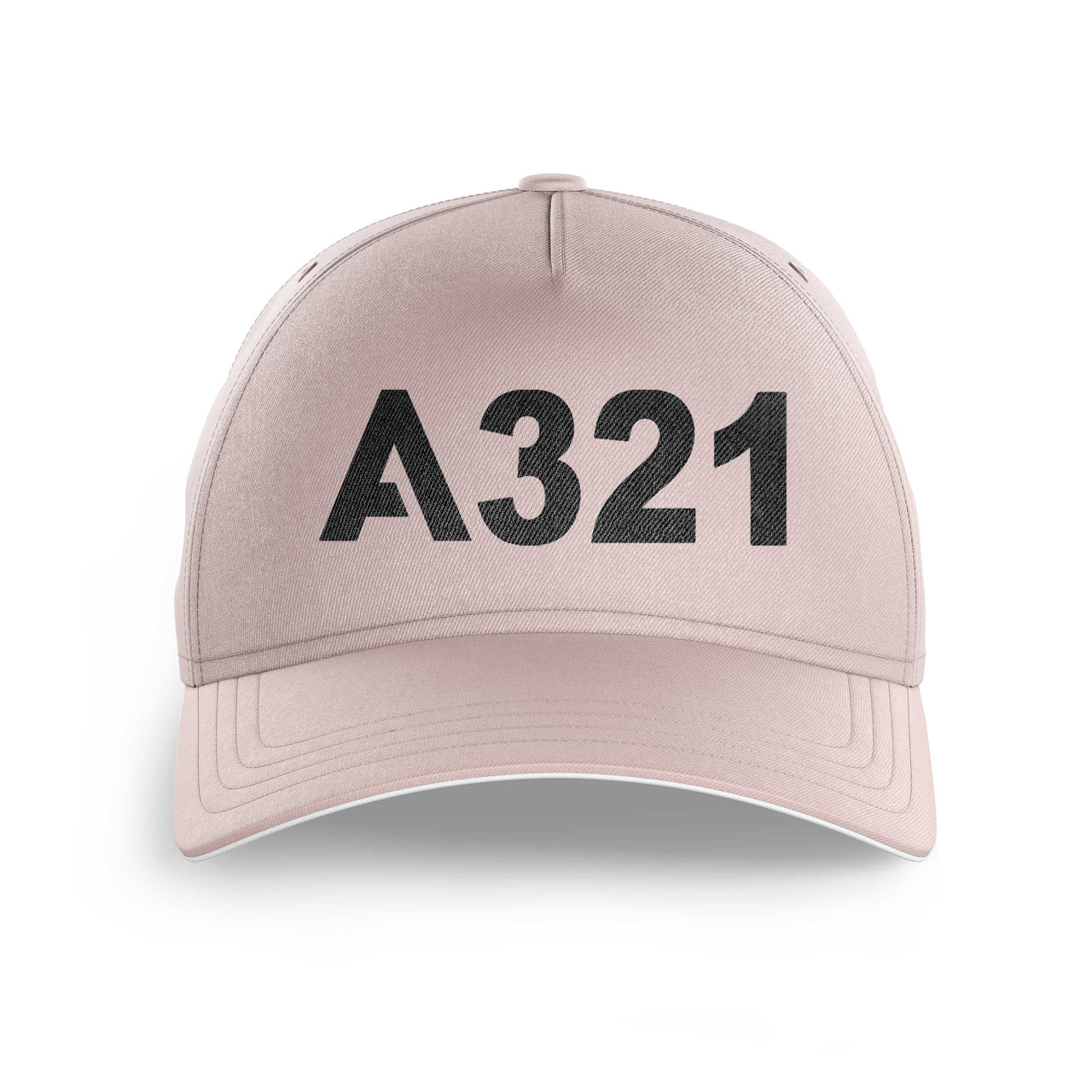 A321 Flat Text Printed Hats