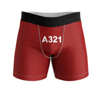 Thumbnail for A321 Flat Text Designed Men Boxers