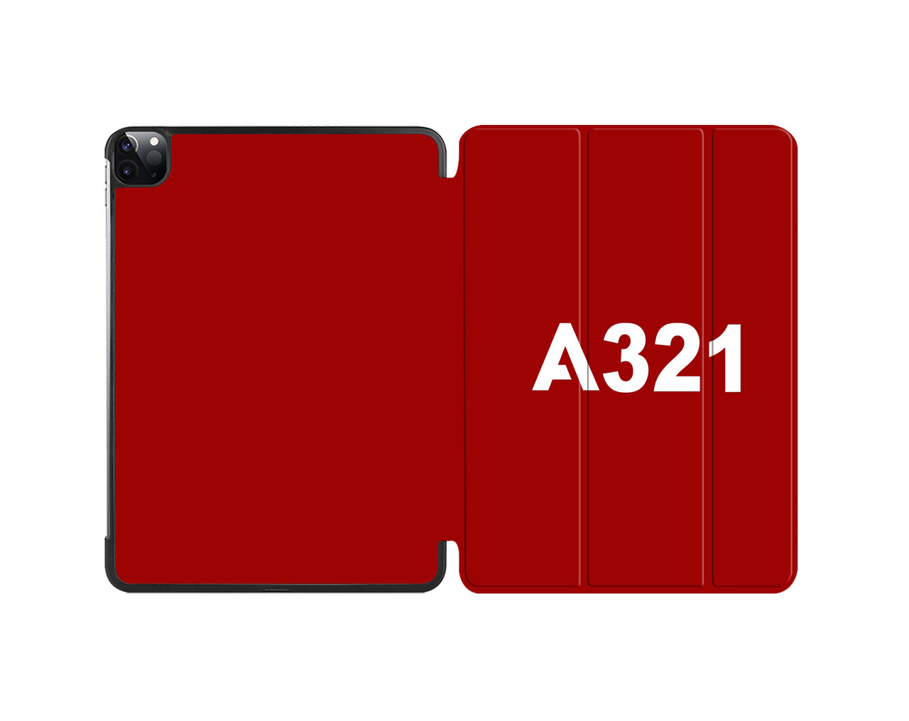 A321 Flat Text Designed iPad Cases