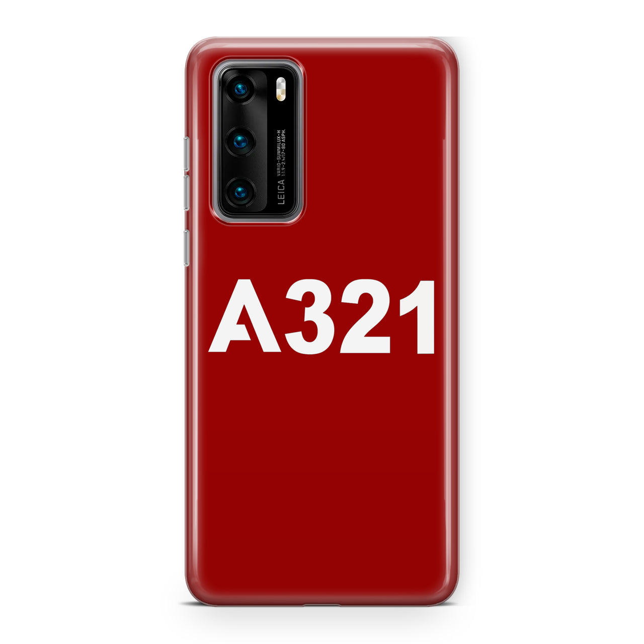 A321 Flat Text Designed Huawei Cases