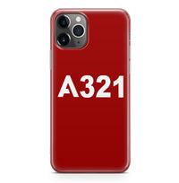 Thumbnail for A321 Flat Text Designed iPhone Cases