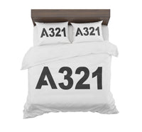 Thumbnail for A321 Flat Text Designed Bedding Sets