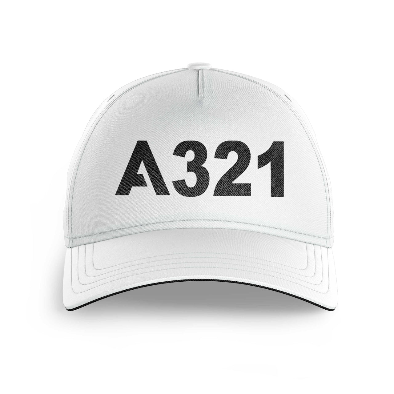 A321 Flat Text Printed Hats