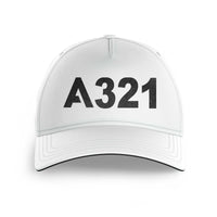 Thumbnail for A321 Flat Text Printed Hats