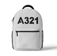 Thumbnail for A321 Flat Text Designed 3D Backpacks