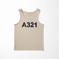 Thumbnail for A321 Flat Text Designed Tank Tops