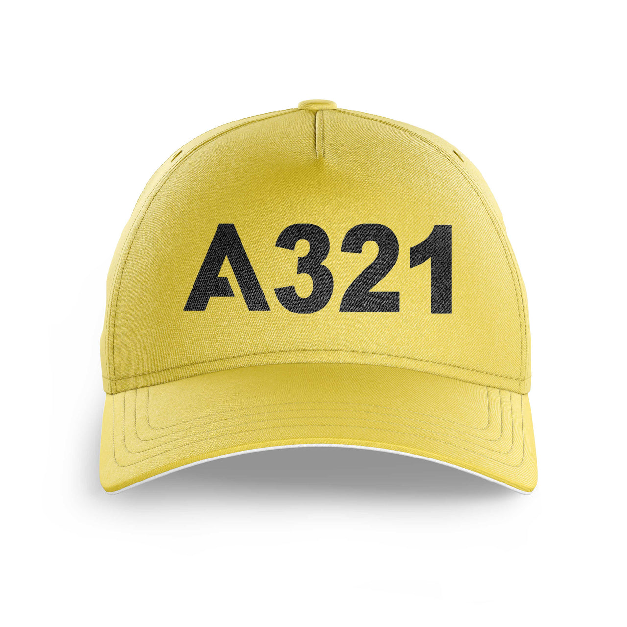 A321 Flat Text Printed Hats