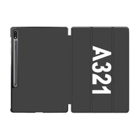Thumbnail for A321 Text Designed Samsung Tablet Cases