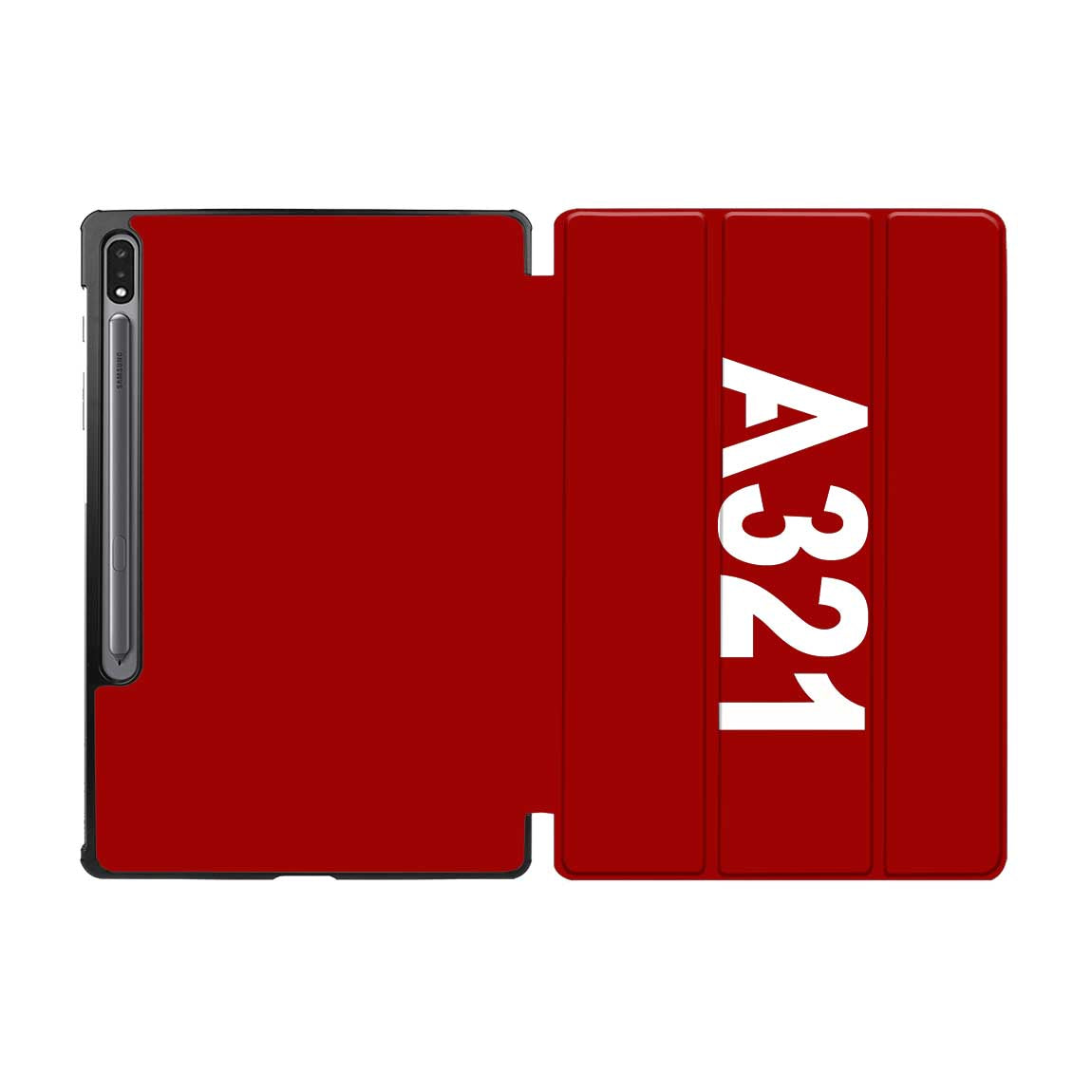 A321 Text Designed Samsung Tablet Cases
