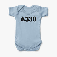 Thumbnail for A330 Flat Text Designed Baby Bodysuits