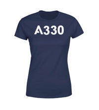 Thumbnail for A330 Flat Text Designed Women T-Shirts