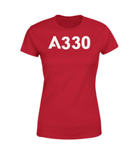 Thumbnail for A330 Flat Text Designed Women T-Shirts