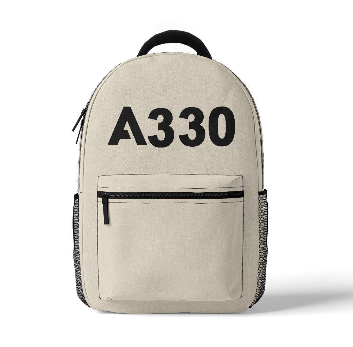 A330 Flat Text Designed 3D Backpacks