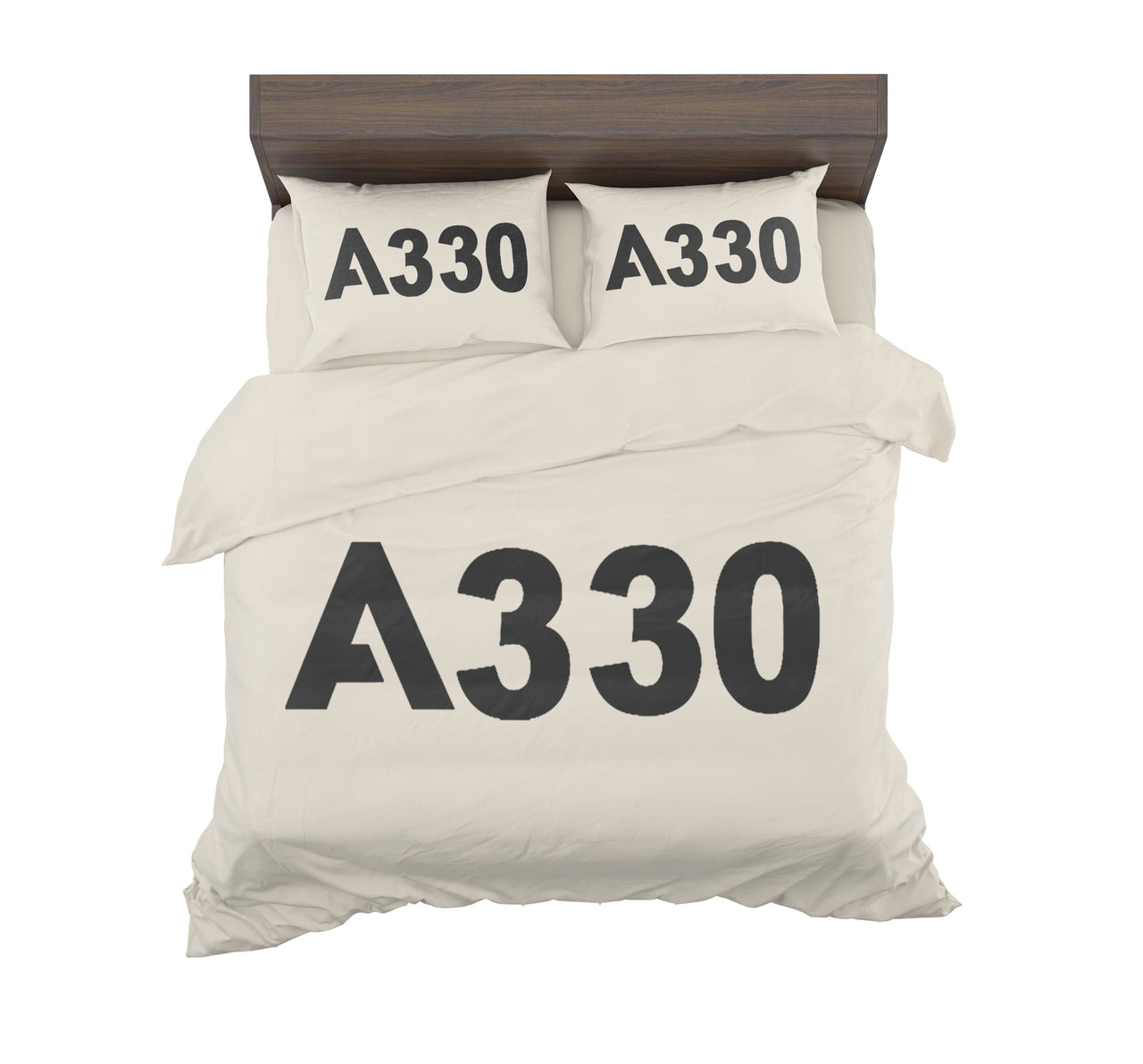 A330 Flat Text Designed Bedding Sets